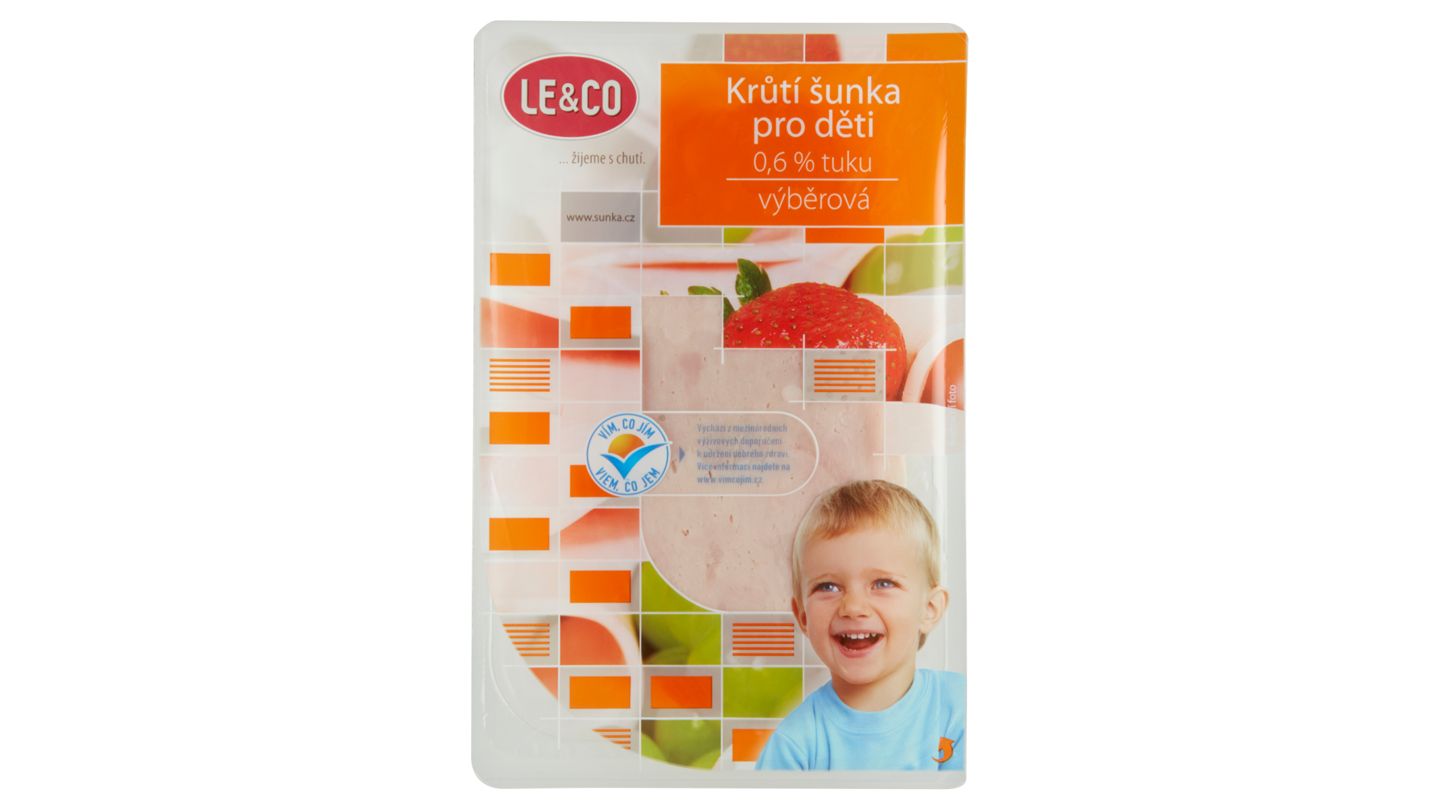 Le & Co Krůtí šunka pro děti krájená 100g