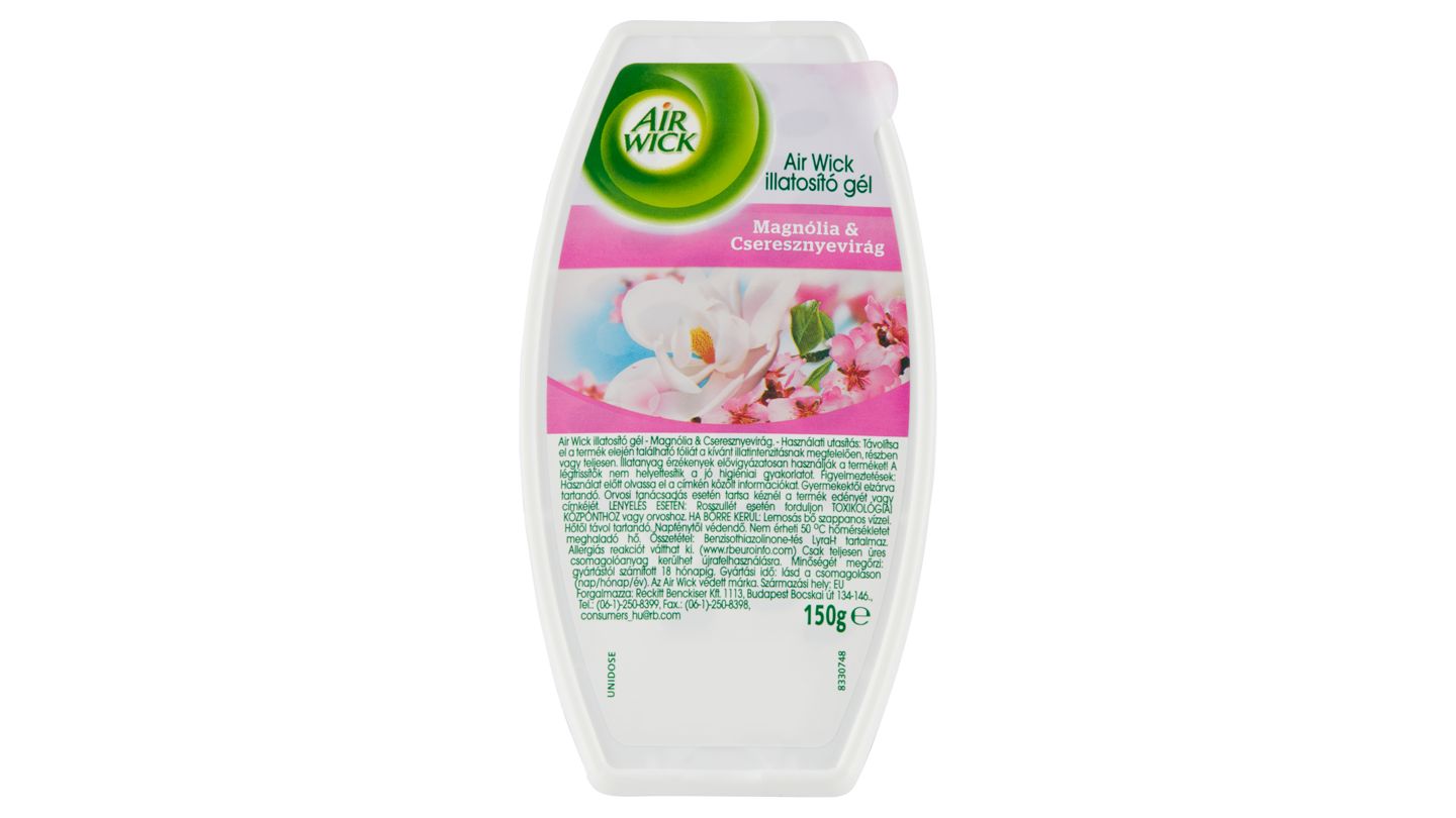 Air Wick Gel magnólie a květy třešní 150g