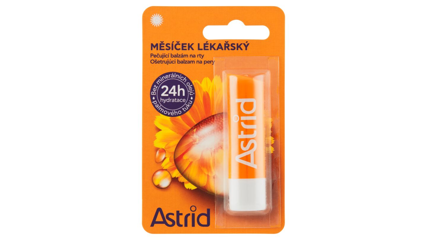 Astrid Měsíček lékařský pečující balzám na rty 4,8g