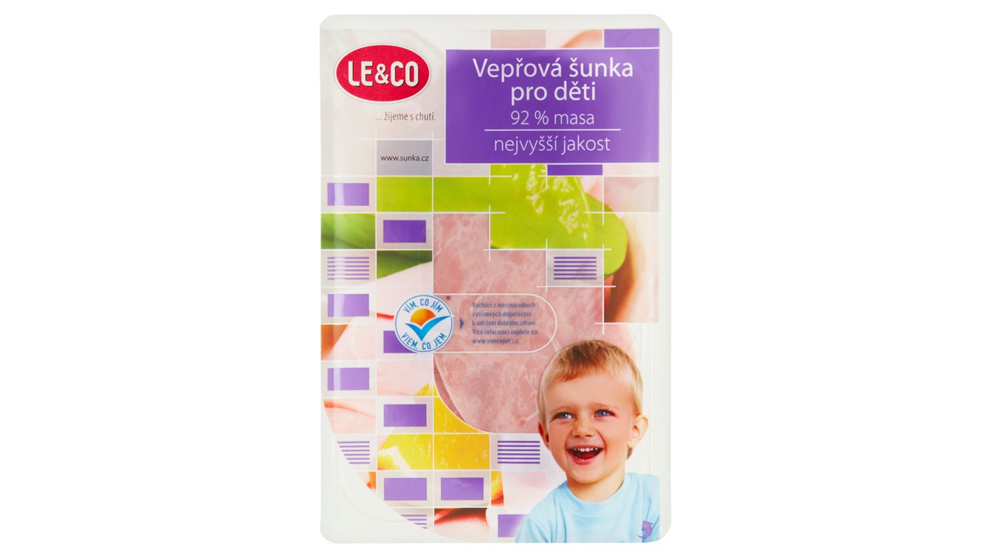 Le & Co Vepřová šunka pro děti 100g
