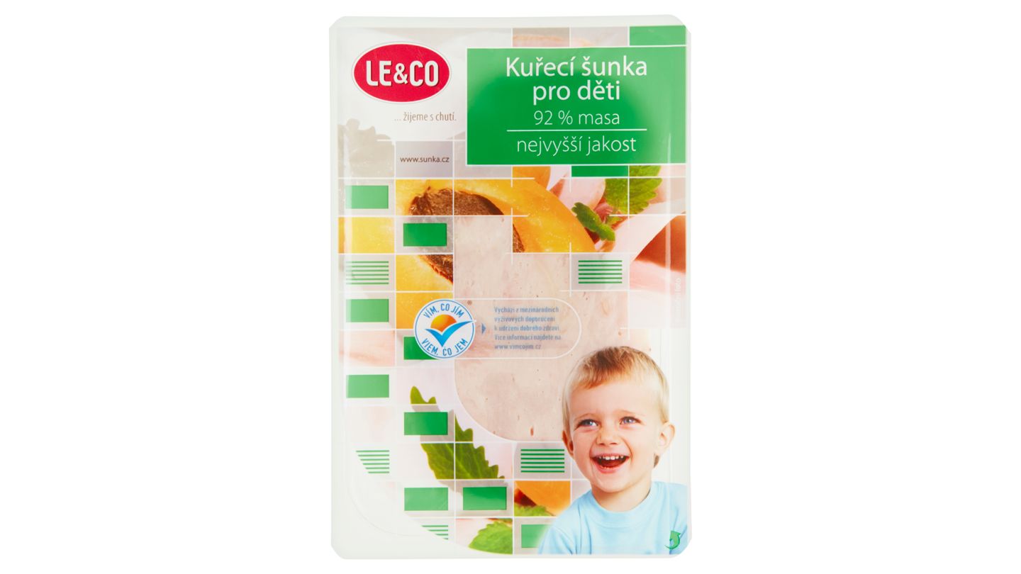 Le & Co Kuřecí šunka pro děti 100g