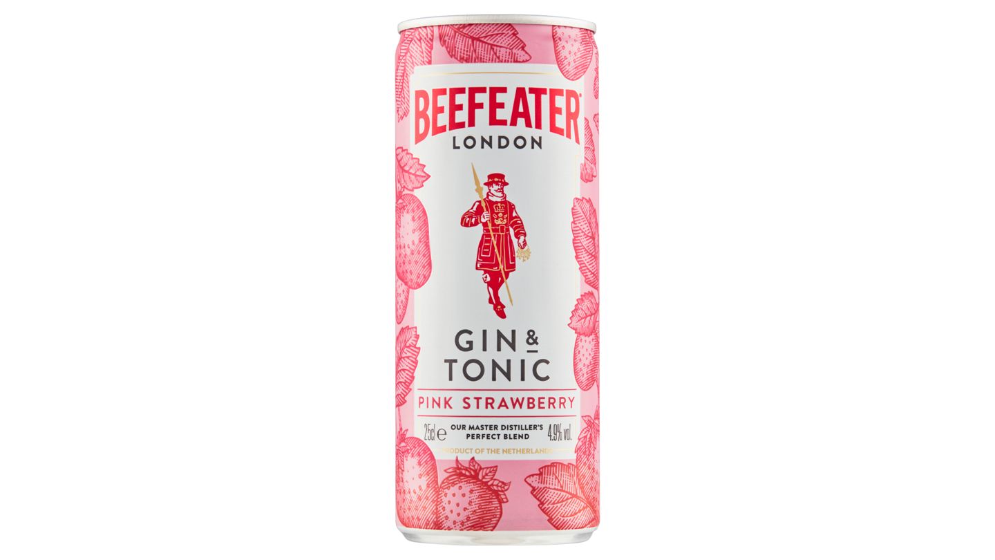 Beefeater Pink Strawberry Gin & Tonic 250ml