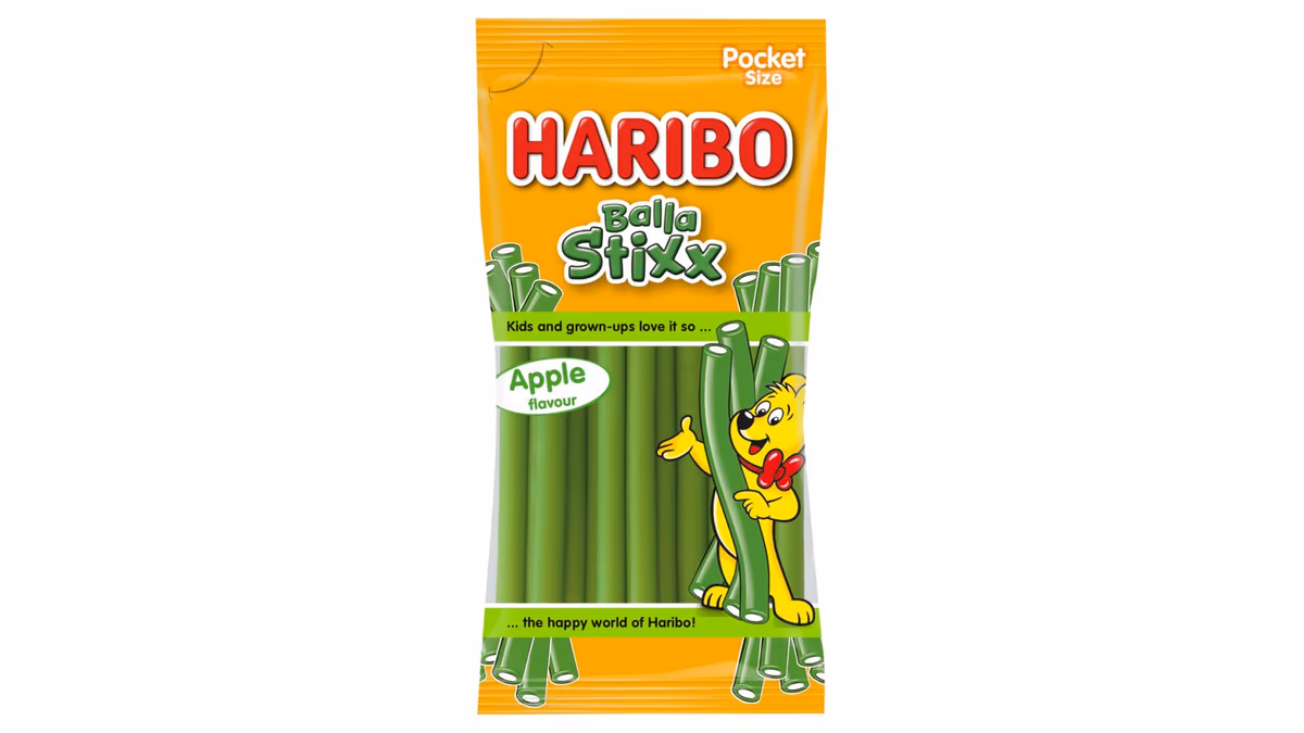 Haribo Balla Stixx Apple želé pendrek s příchutí jablko 80g