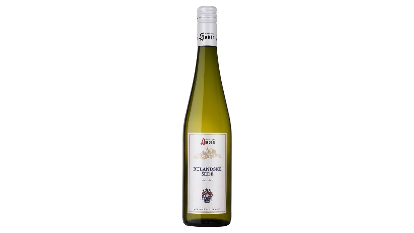 Sovín Rulandské šedé zemské víno bílé 0,75l