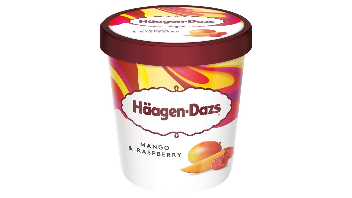 Häagen-Dazs Zmrzlina Mango Raspberry mraž. 460 ml