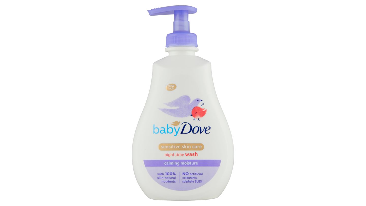 Baby Dove Calming Moisture Night Time mycí gel 400ml