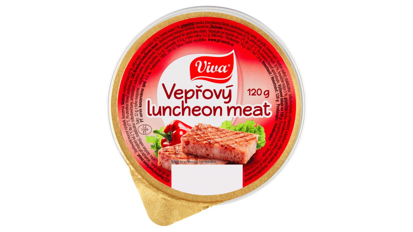 Viva Vepřový luncheon meat 120g