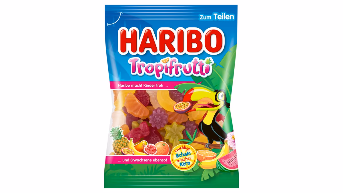 Haribo Tropifrutti želé s ovocnými příchutěmi 175g