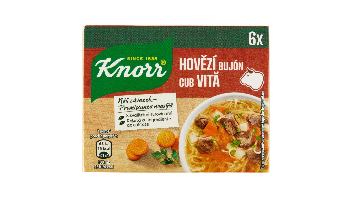 Knorr Hovězí bujón 6 x 10g (60g)