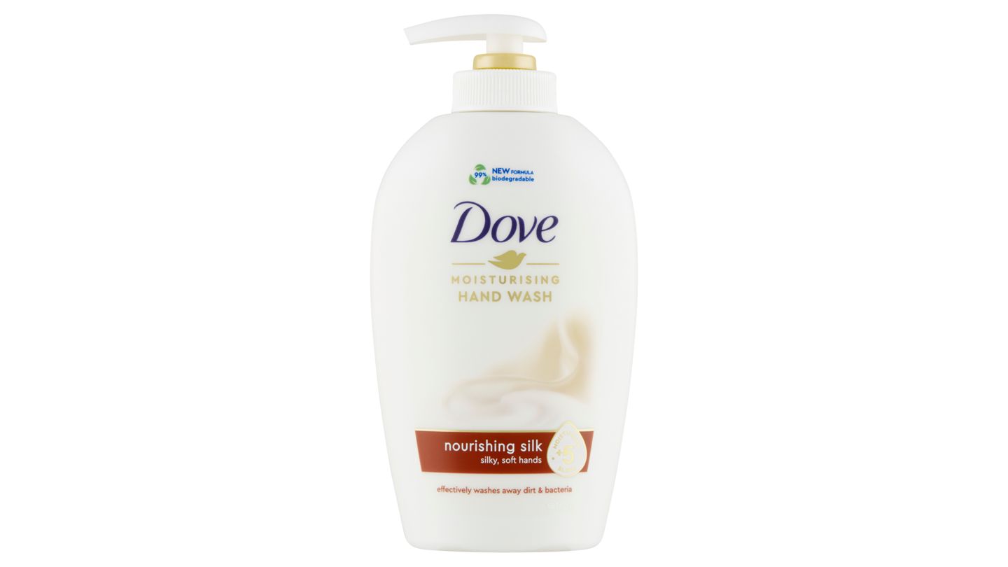 Dove Nourishing Silk tekuté mýdlo na ruce 250ml
