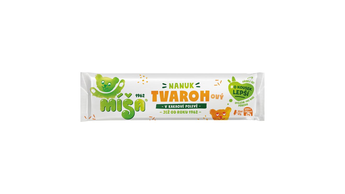 Míša Nanuk tvarohový v kakaové polevě 55ml