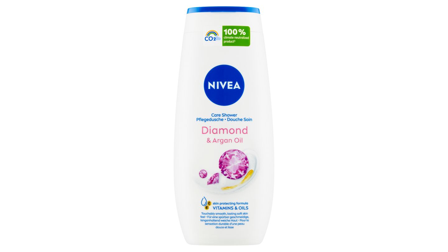 Nivea Diamond & Argan Oil pečující sprchový gel 250ml