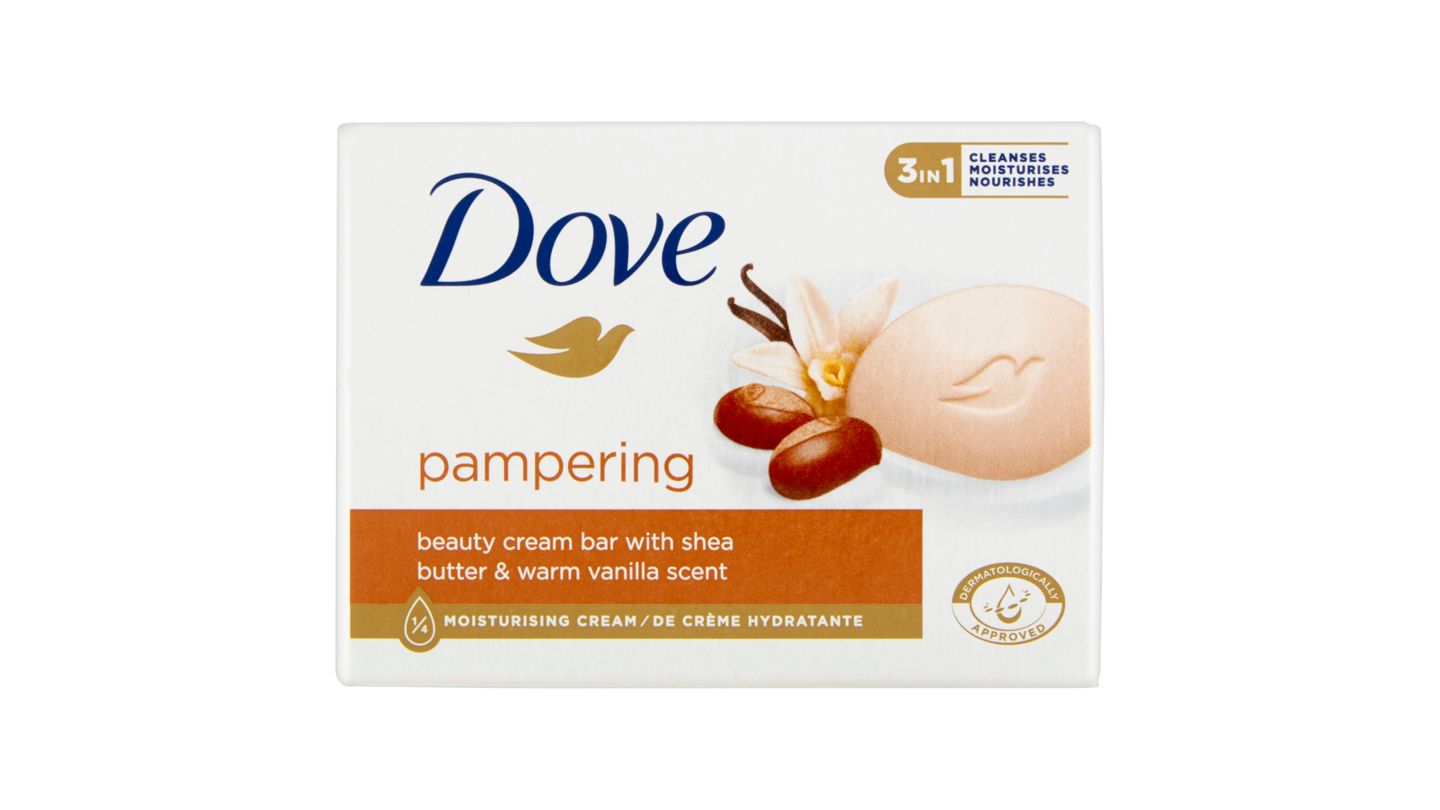 Dove Pampering bambucké máslo a vanilka krémová tableta 90g