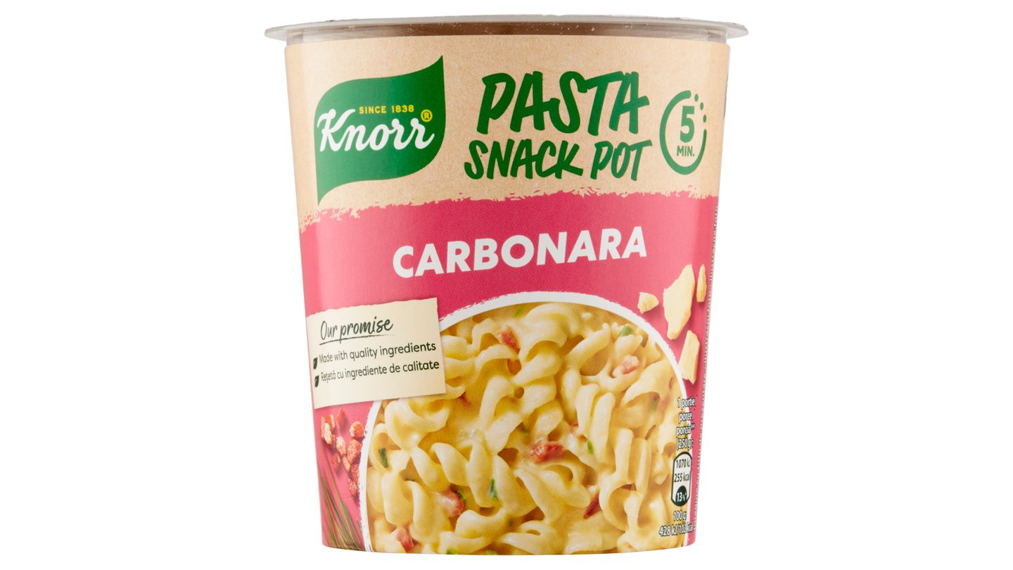 Knorr Těstoviny se sýrovou omáčkou a slaninou 55g