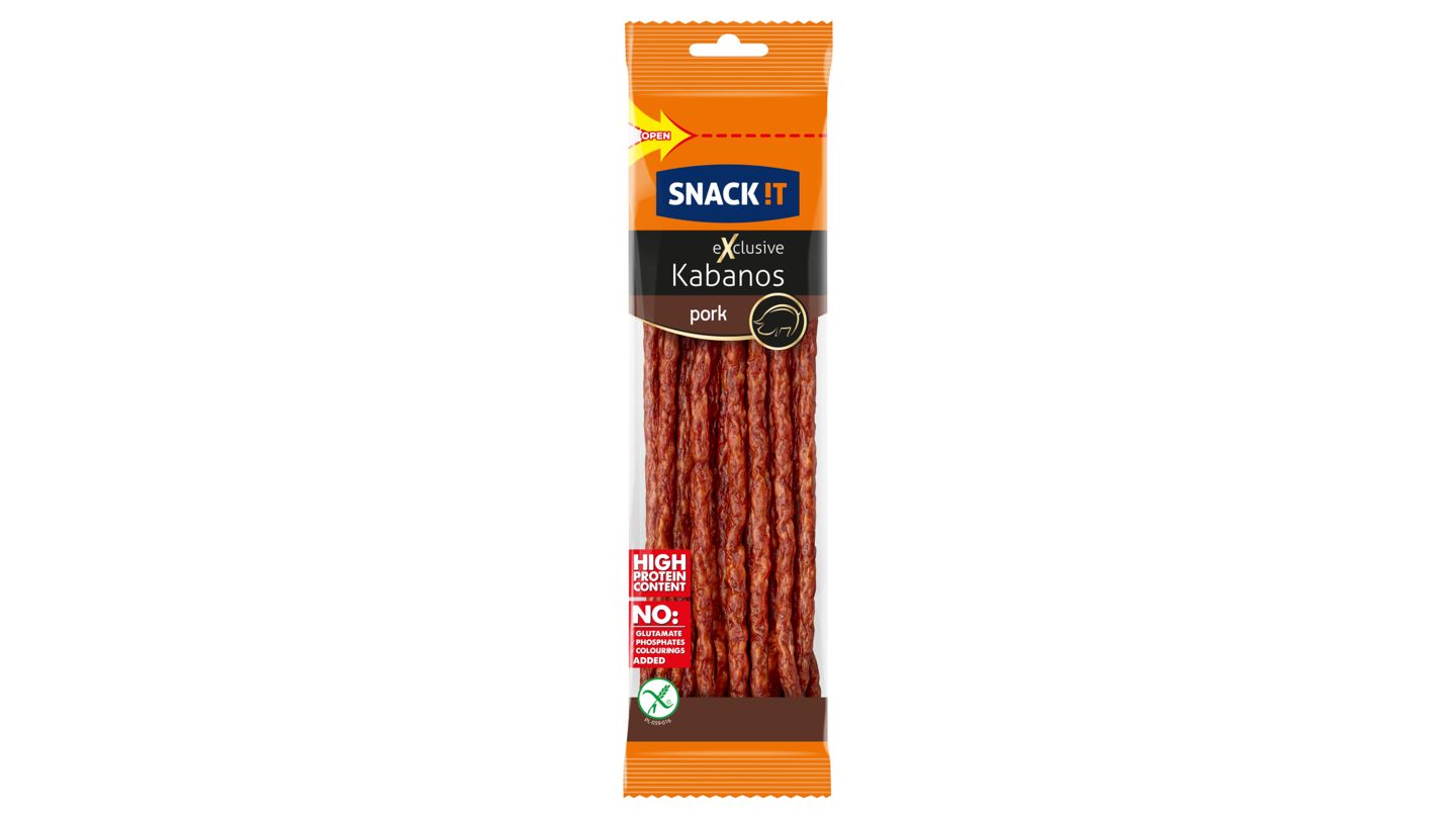 Snack !t Kabanos Exclusive vepřový 120g