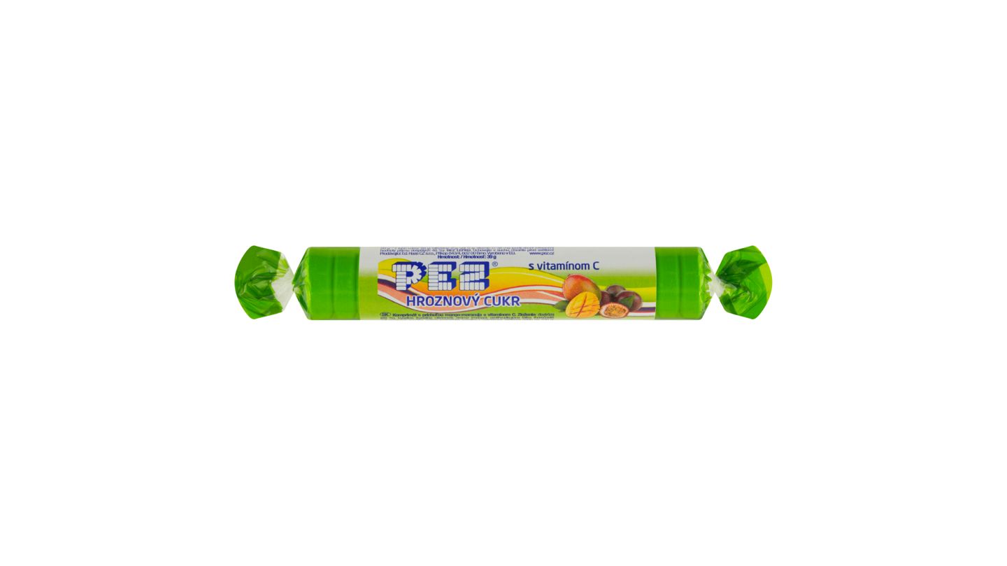 Pez Komprimát s příchuti mango-maracuja s vitamínem C 39g