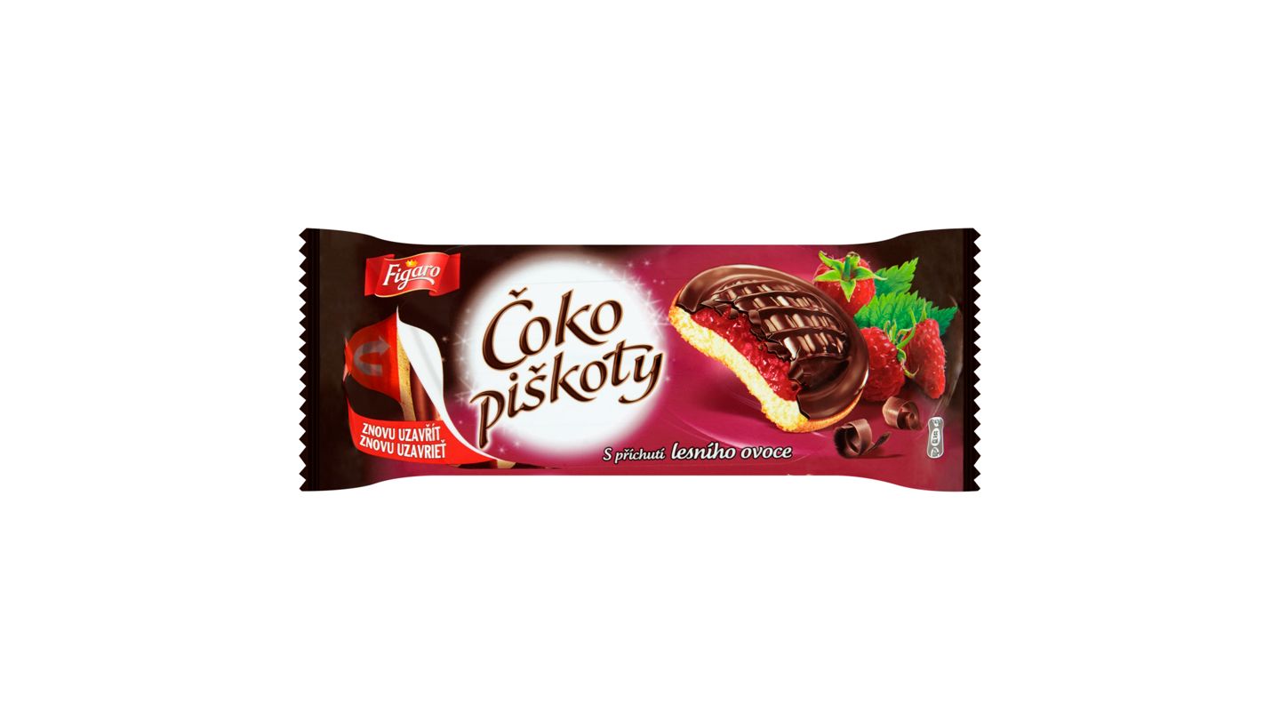Figaro Čoko piškoty s příchutí lesního ovoce 147g