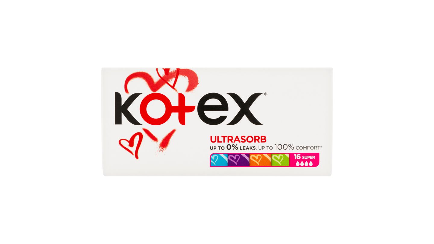 Kotex UltraSorb Super tampony 16 ks