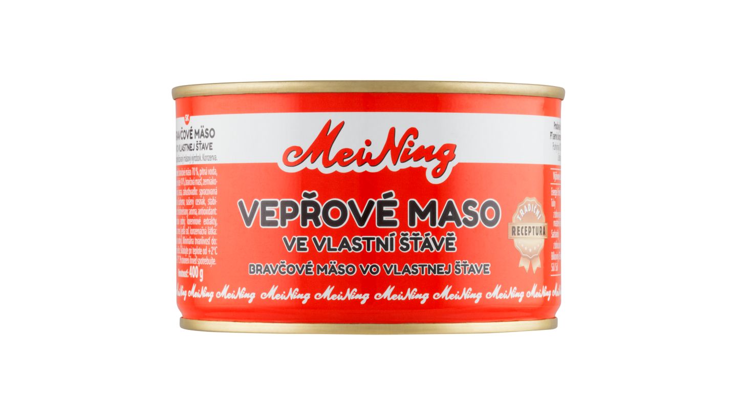 Mei Ning Vepřové maso ve vlastní šťávě 400g