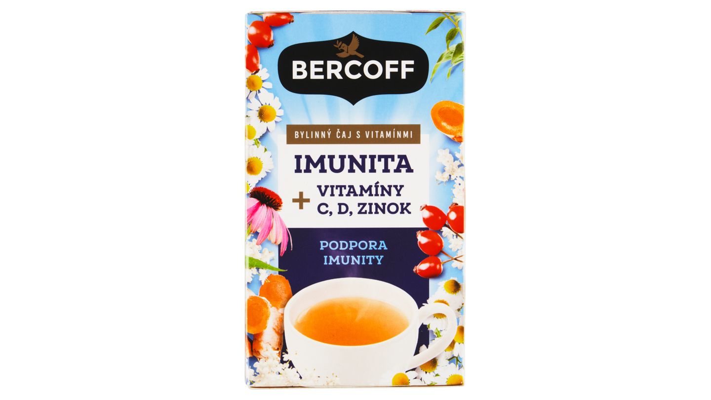Bercoff Imunita bylinný čaj s vitamíny 16 x 1,5g (24g)