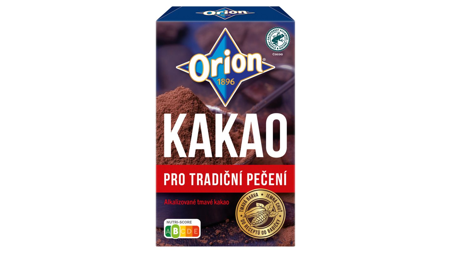 ORION Kakao holandského typu alkalizované na tradiční pečení 100g