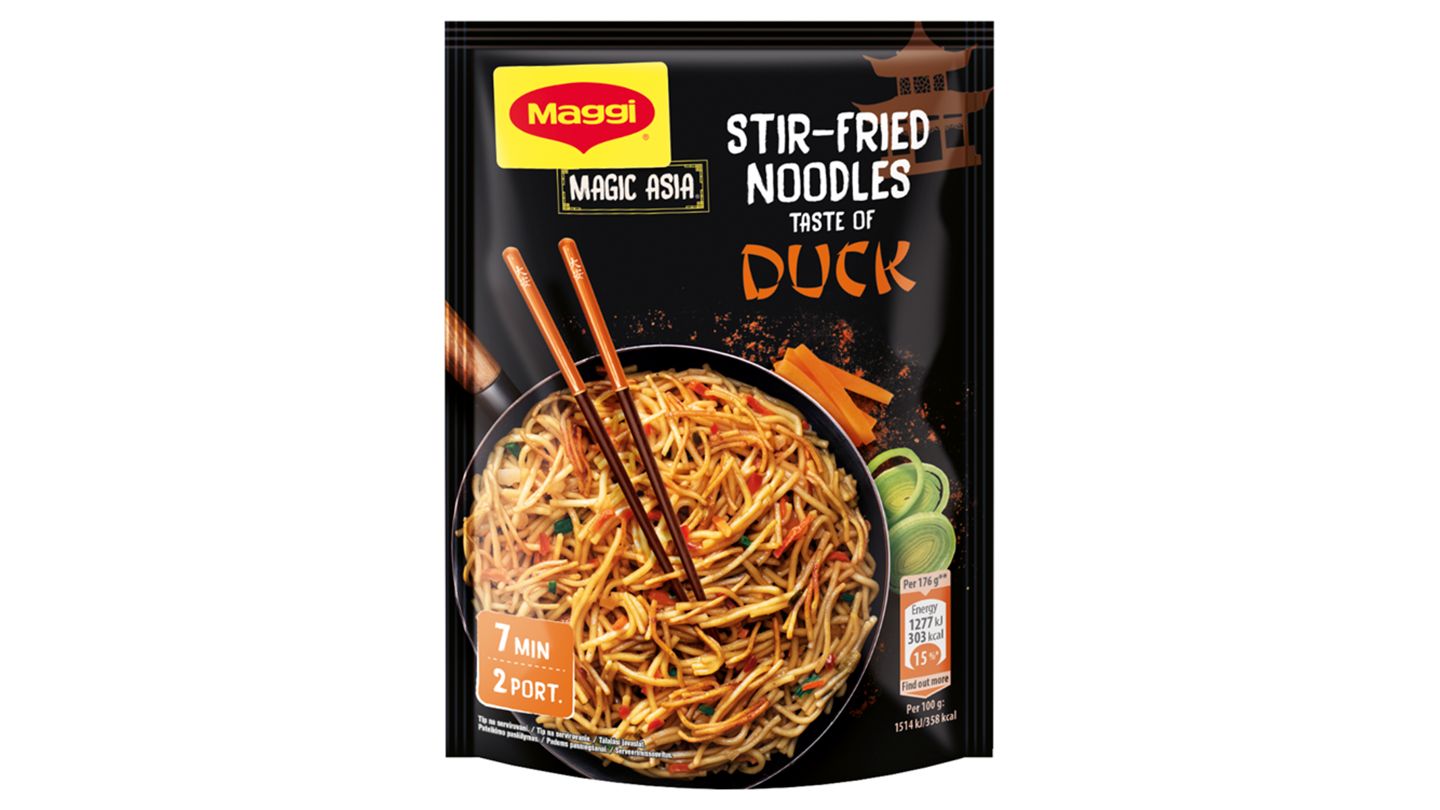 Maggi Magic Asia Smažené nudle s chutí kachny 119g