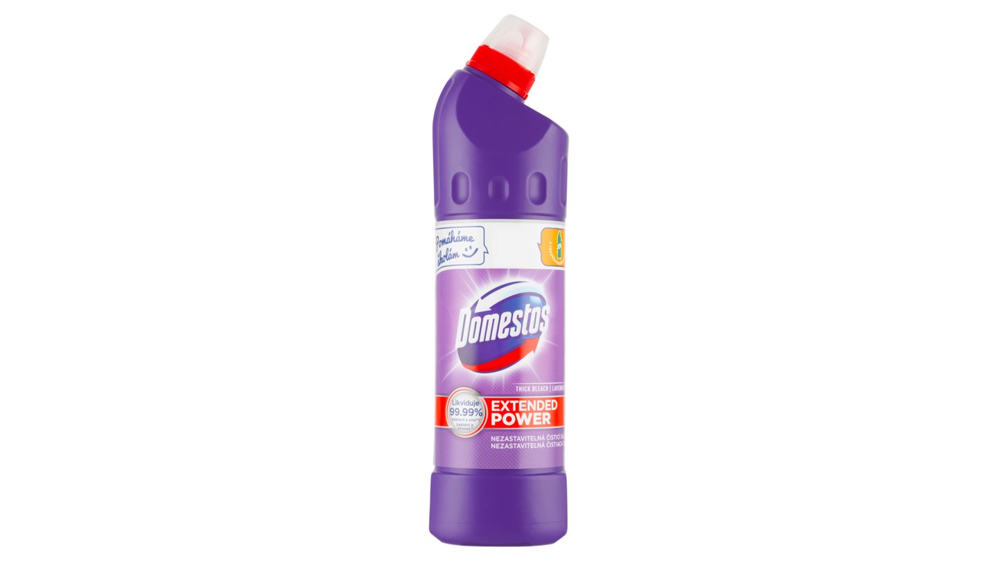 Domestos Extended Power Lavender tekutý dezinfekční a čisticí přípravek 750ml