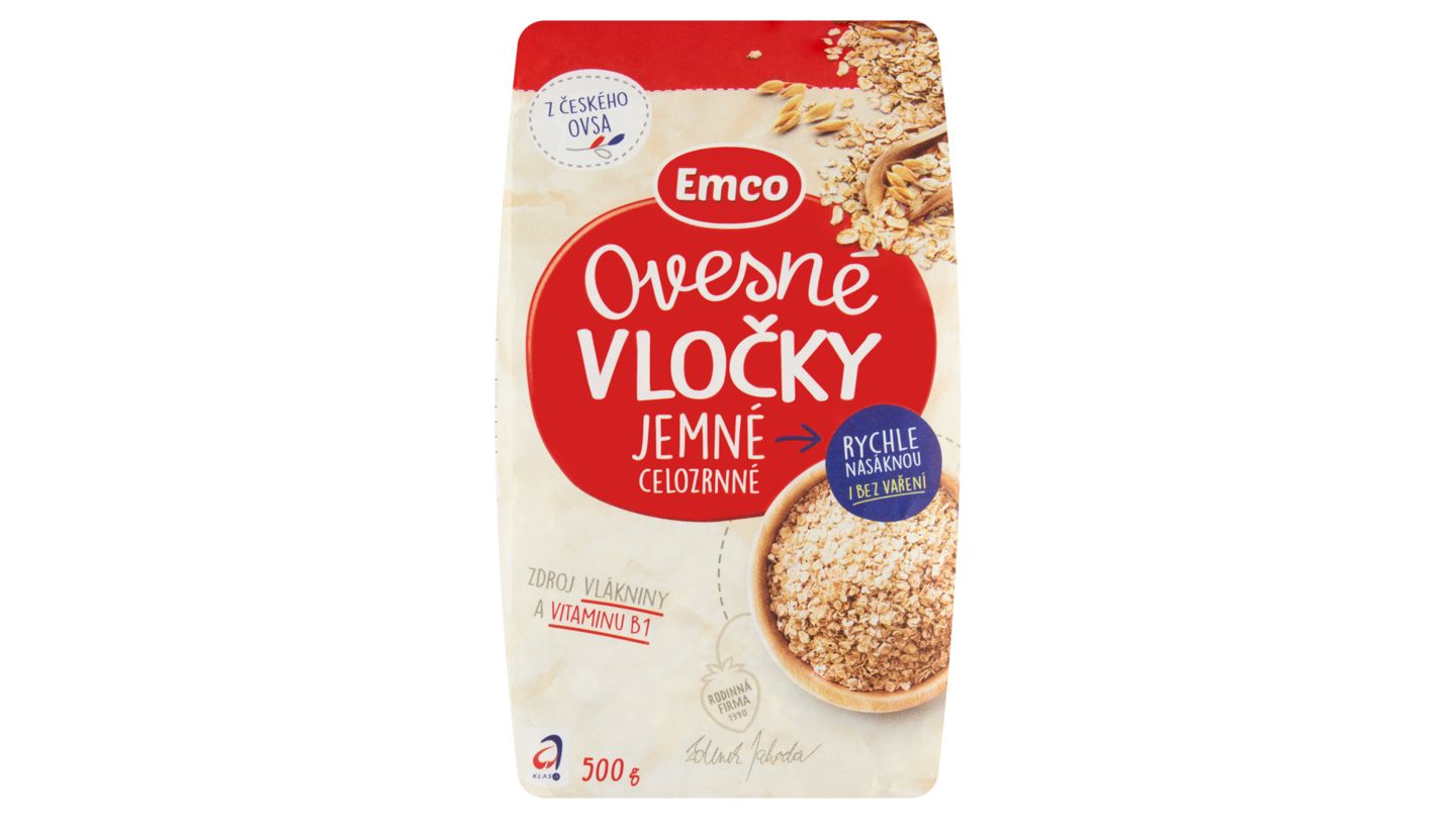 Emco Ovesné vločky jemné 500g