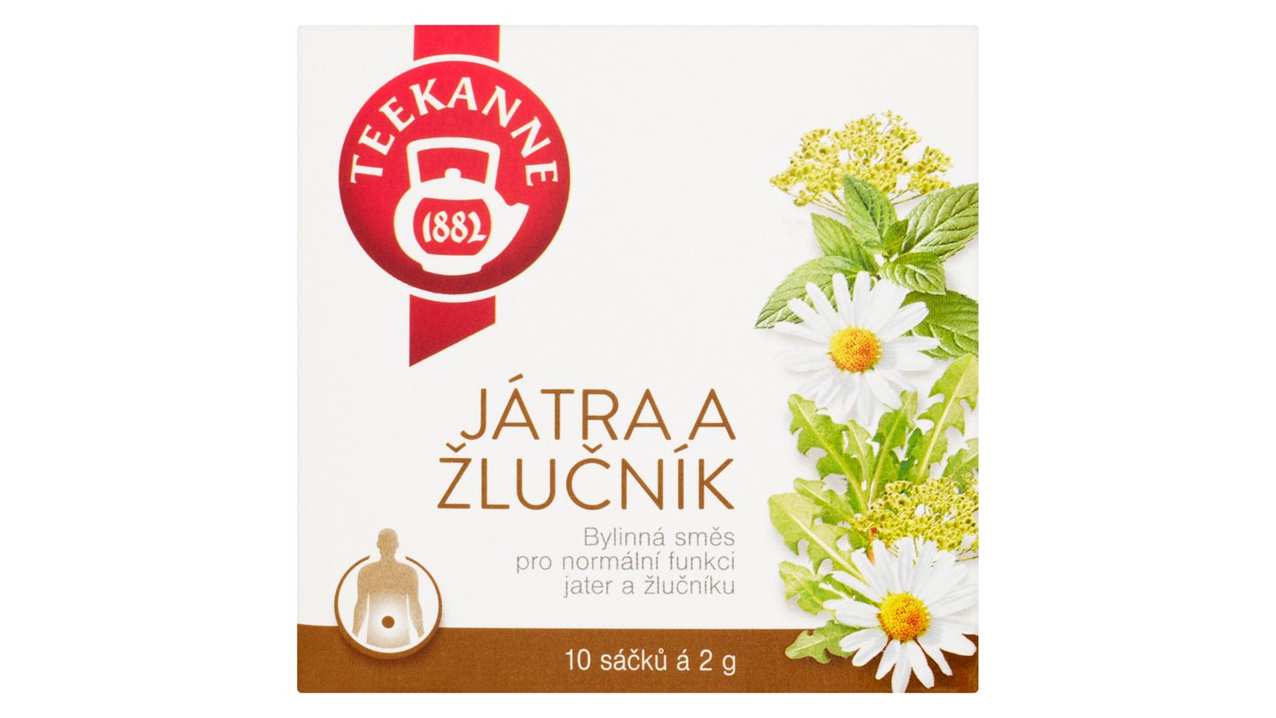 Teekanne Játra a žlučník bylinná směs 10 x 2,0g (20g)