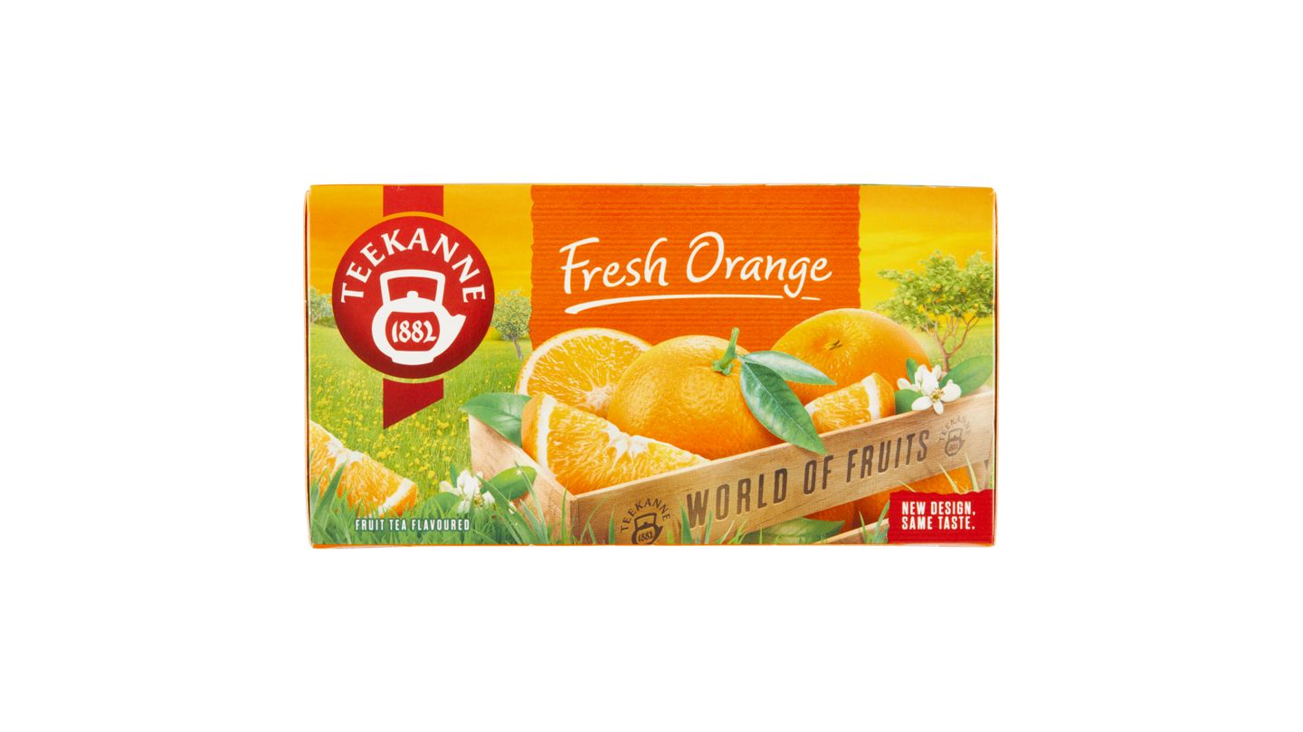 Teekanne Fresh Orange, World of Fruits, 20 sáčků (45 g)