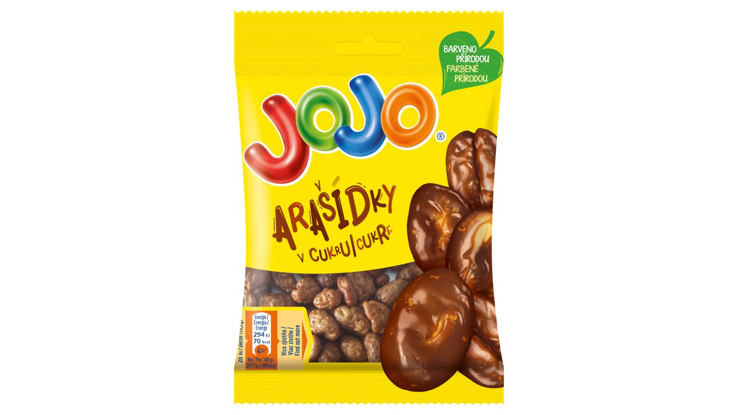 JOJO Arašídky v cukru 60g