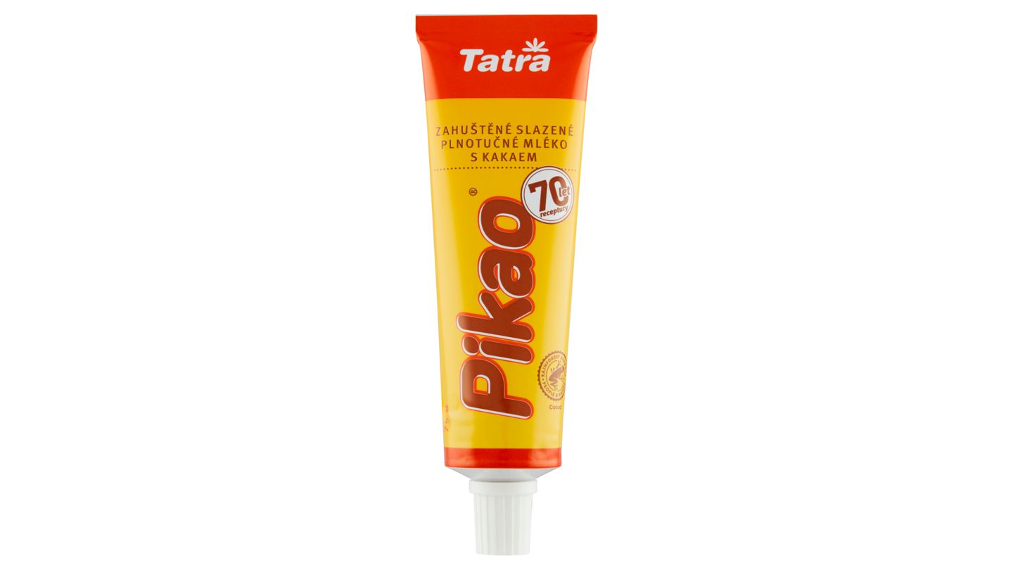 Tatra Pikao Zahuštěné slazené plnotučné mléko s kakaem 75g