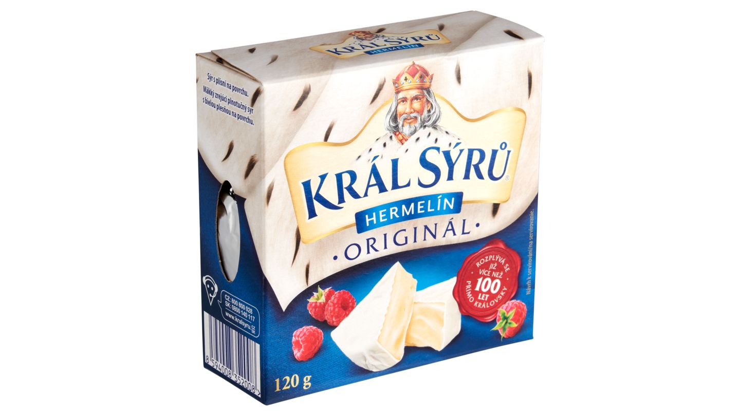 Král Sýrů Hermelín originál 120g