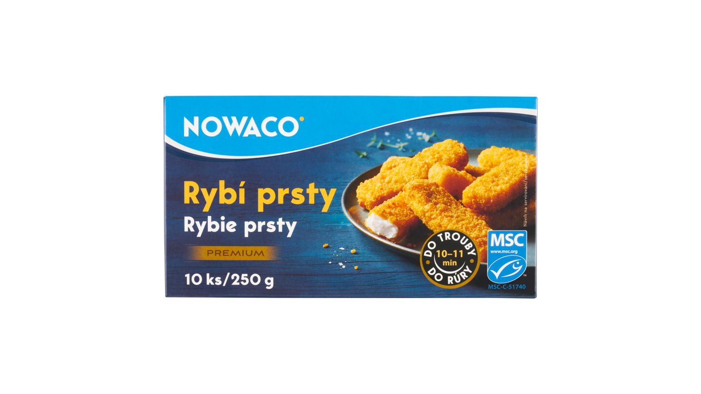 Nowaco remium Rybí prsty nemleté 250g