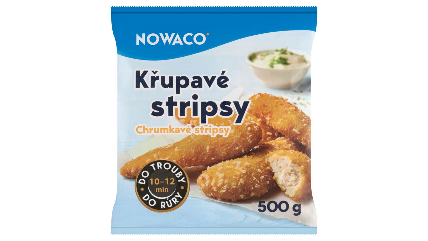 Nowaco Křupavé stripsy 500g