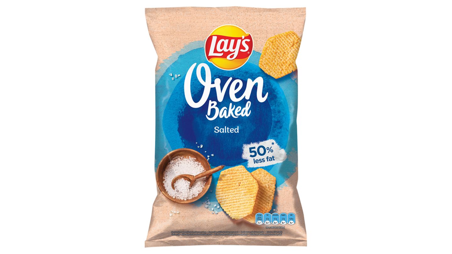 Lay's Oven Baked Pečené bramborové lupínky tvarované solené 115g