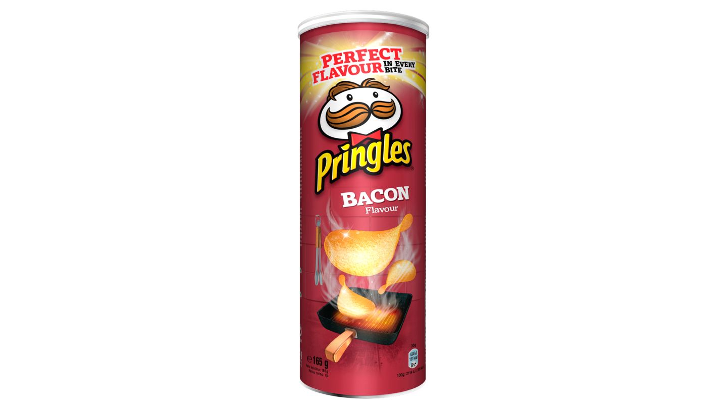 Pringles Křupavý pikantní snack s příchutí slaniny 165g