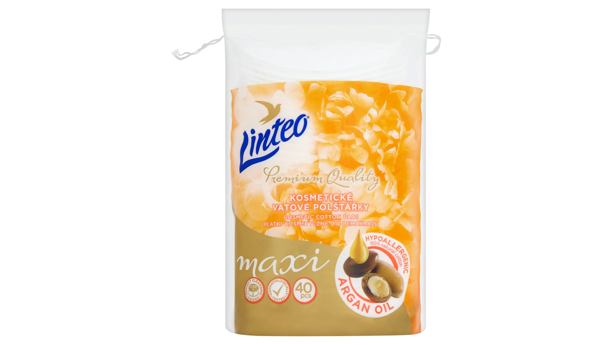 Linteo Kosmetické vatové polštářky maxi 40 ks
