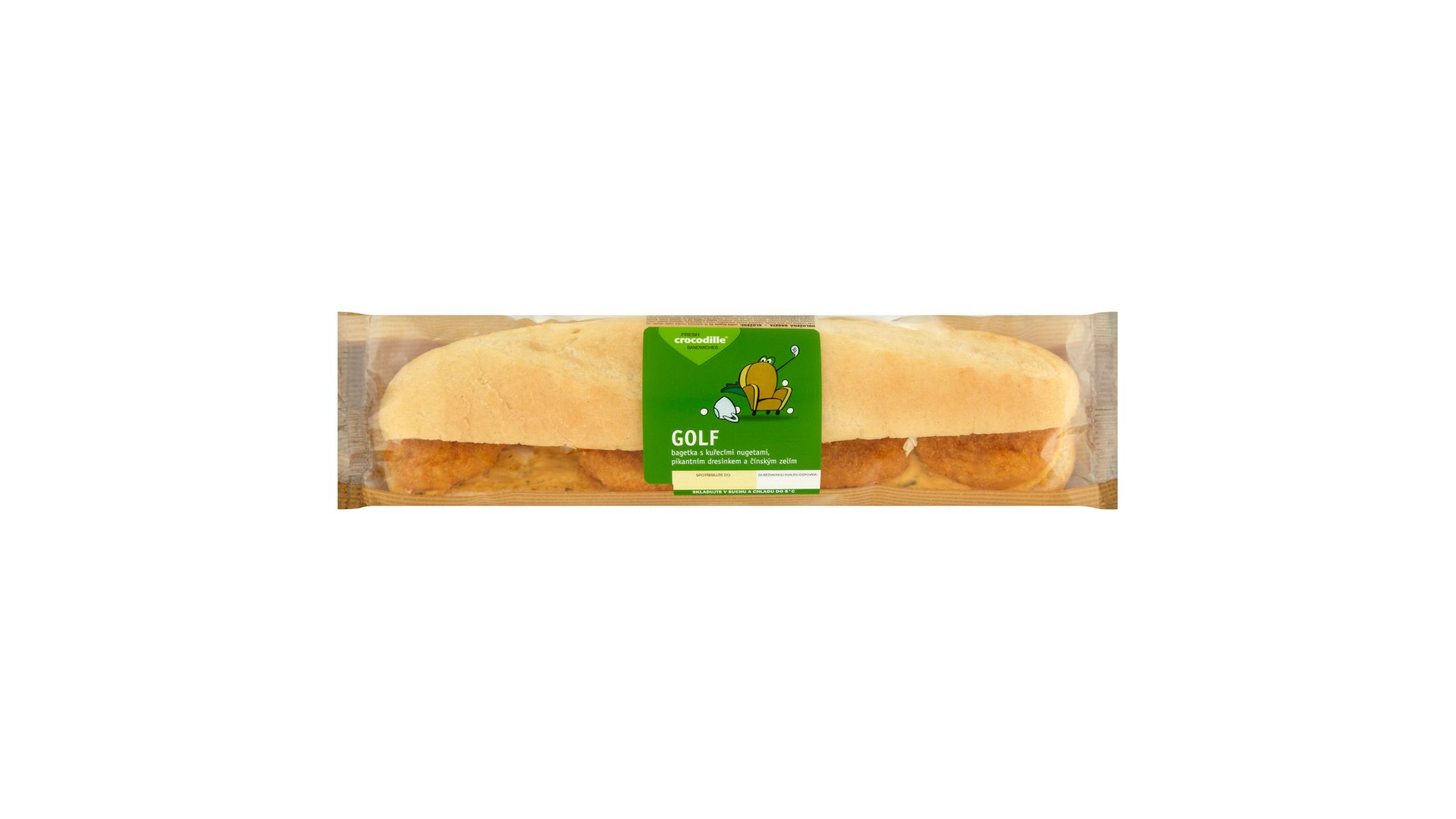 Crocodille Golf obložená bageta 175g