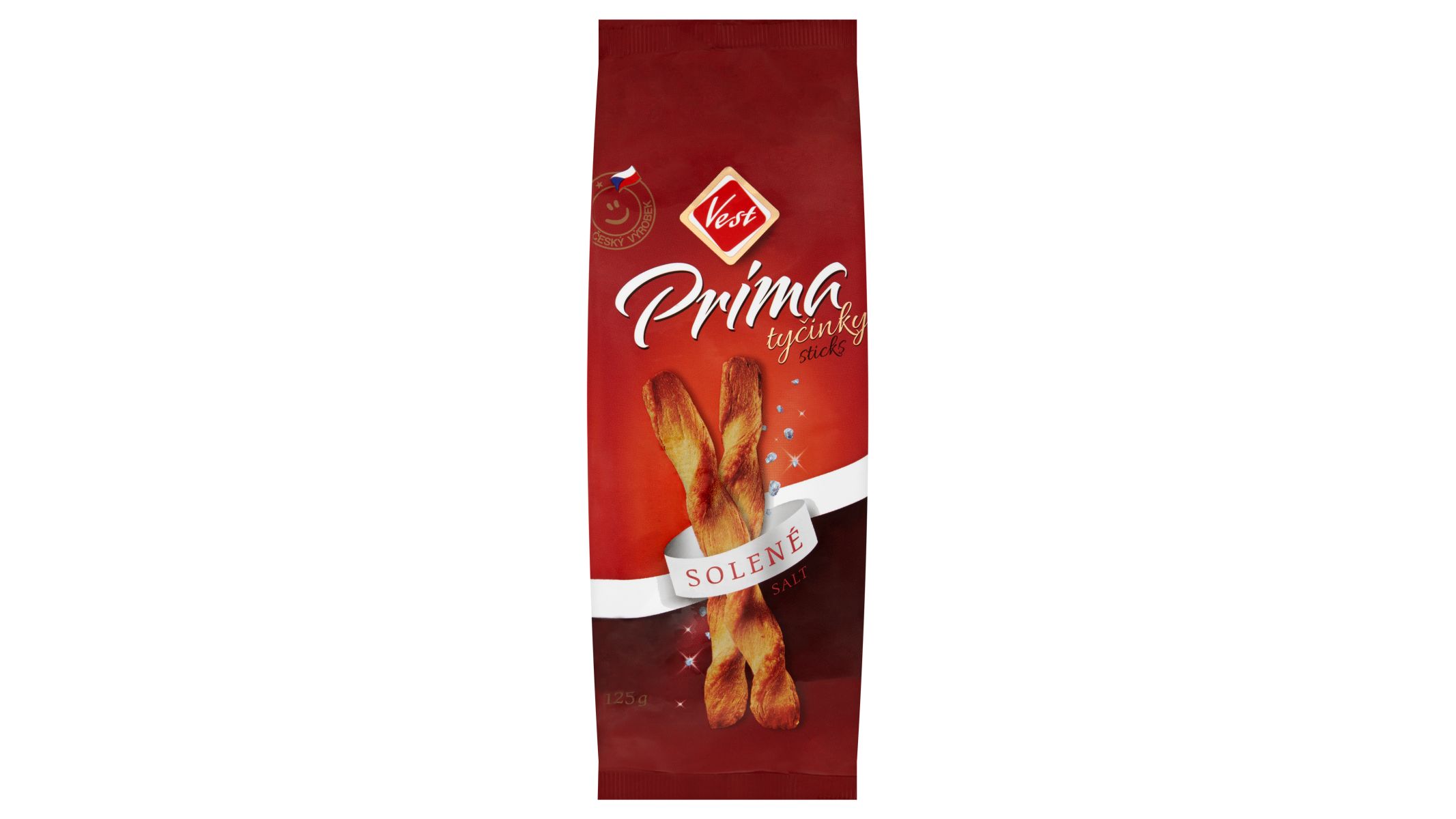 Vest Prima tyčinky solené 125g