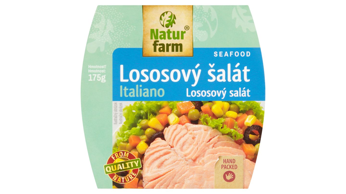 Natur Farm Lososový salát Italiano 175g