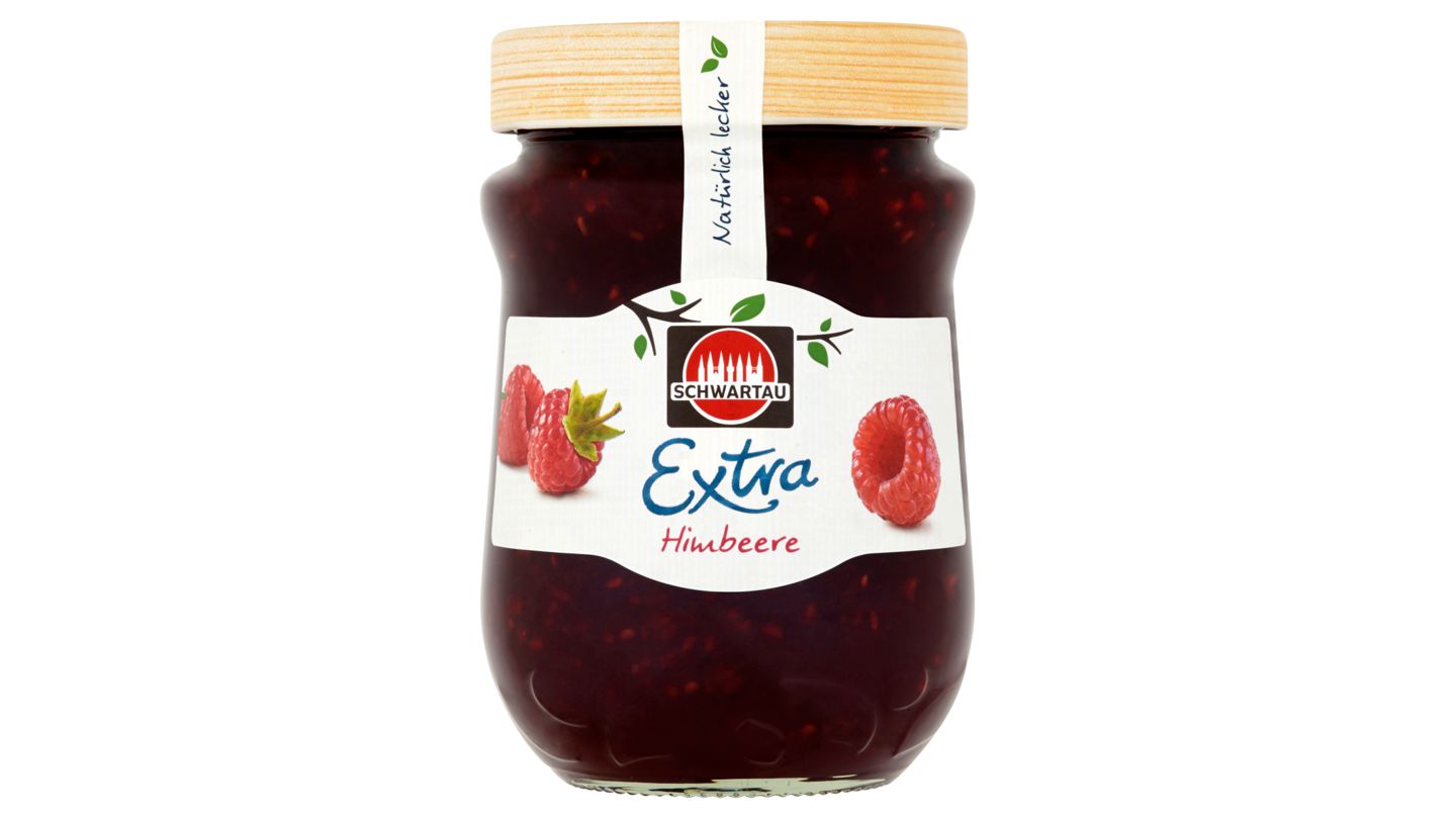 Schwartau Extra malinový džem 340g