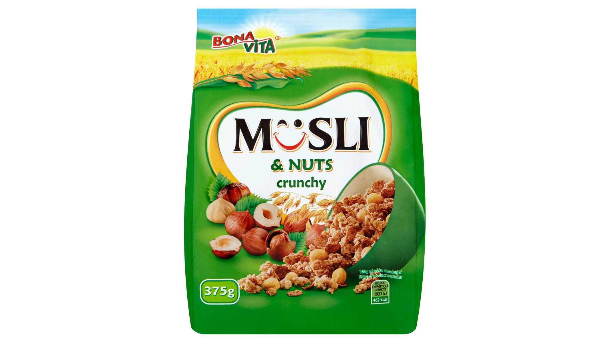 Bona Vita Zapékané müsli s ořechy 375g