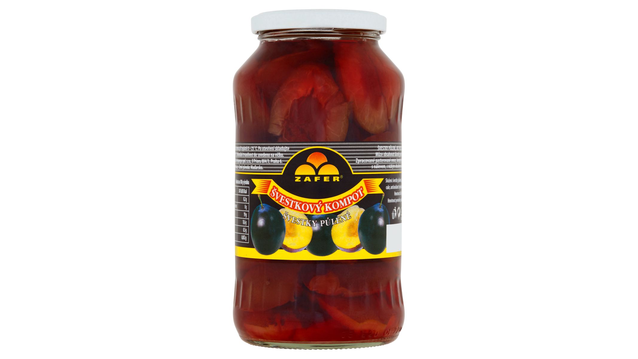 Zafer Švestkový kompot 680g