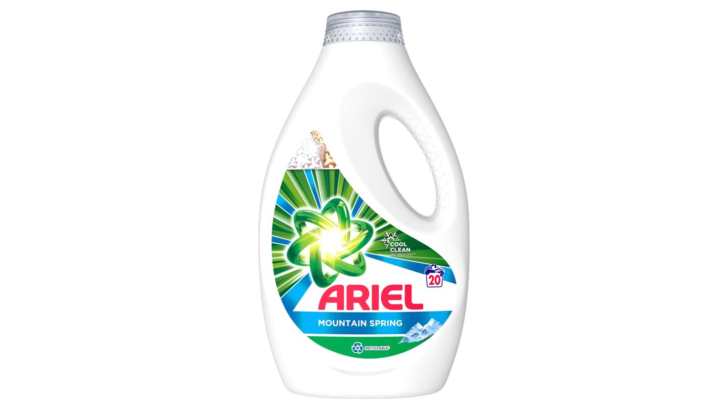 Ariel Tekutý Prací Prostředek, 20 Praní, Mountain Spring 1,1l