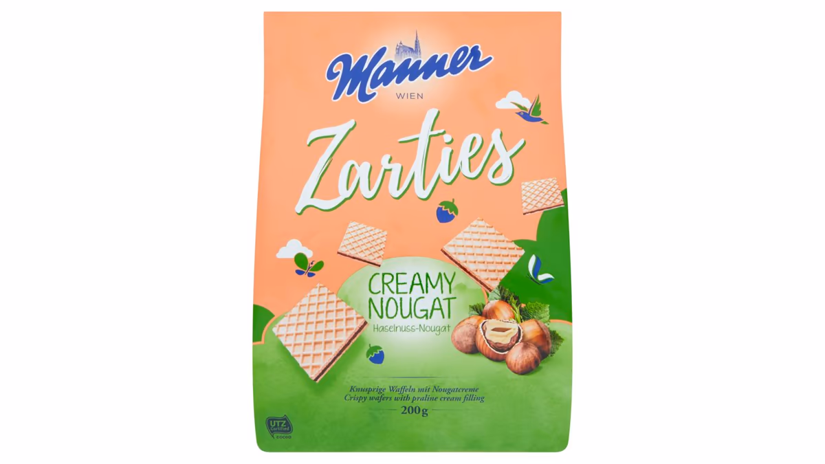 Manner Křupavé oplatky s lísko-oříškovou náplní 200g