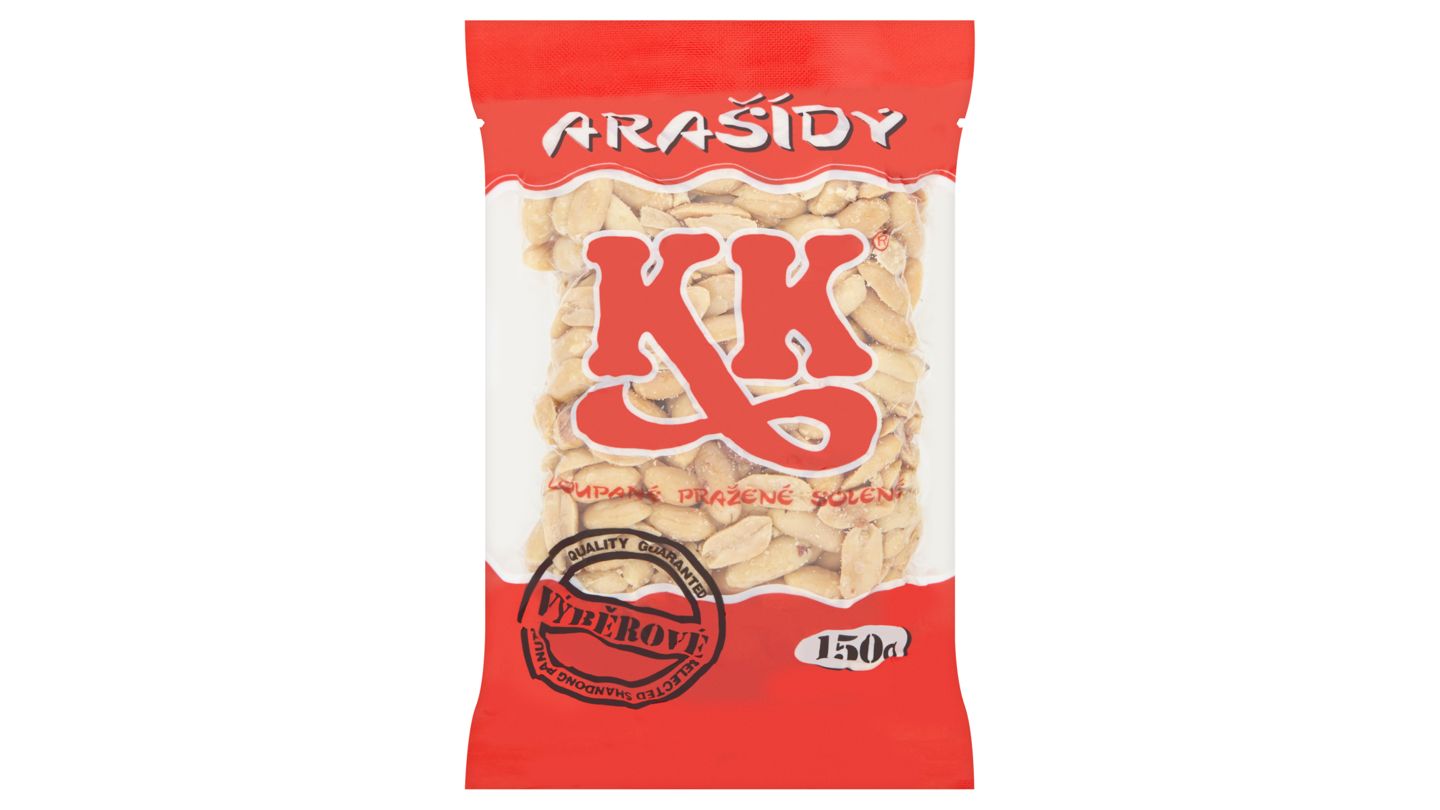 KK Arašídy loupané pražené solené 150g