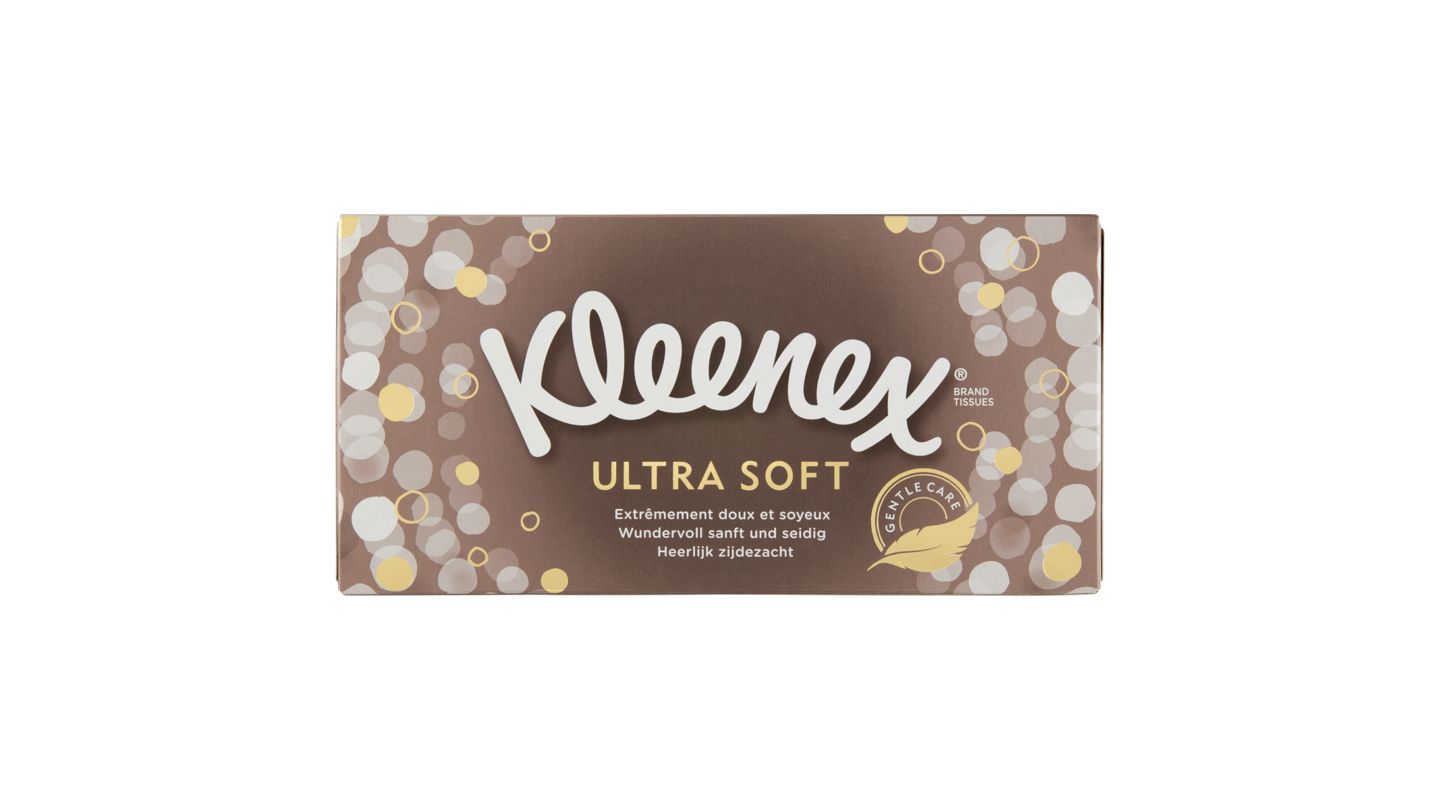 Kleenex Ultra Soft papírové kapesníky 3-vrstvé 72 ks