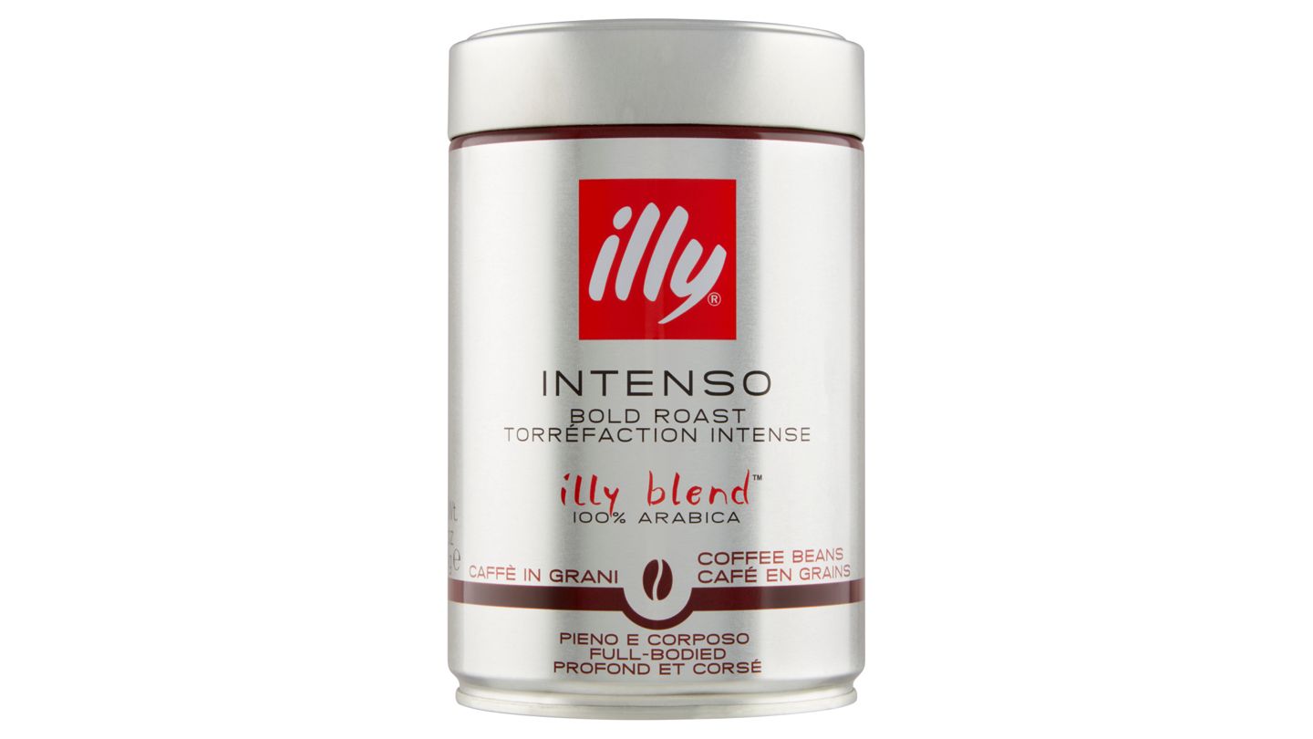 illy Intenso tmavě pražená zrnková káva 250g