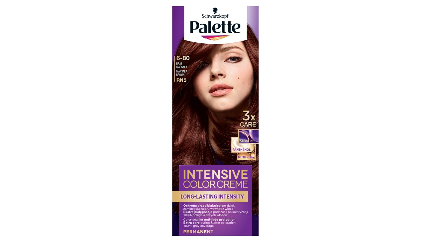 Schwarzkopf Palette Intensive Color Creme barva na vlasy červenohnědá marsala 6-80 (RN5), 50ml